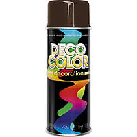 Алкидная аерозольная краска DecoColor, Коричневый (RAL8011) 400ml