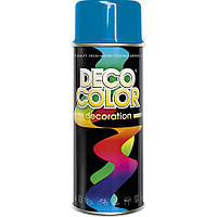 Алкидная аерозольная краска DecoColor, Синий (RAL5015) 400ml