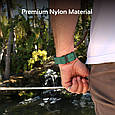 Нейлоновий ремінець Promate Nylox-38 для Apple Watch 38-40 мм Green (Уцінка) (ch_nylox-38.green), фото 3