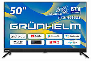 Телевізор 50" LED SMART TV Grunhelm 50U600-GA11V