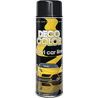 Акриловая аерозольная краска DecoColor, Черный глянец (RAL9005) 500ml