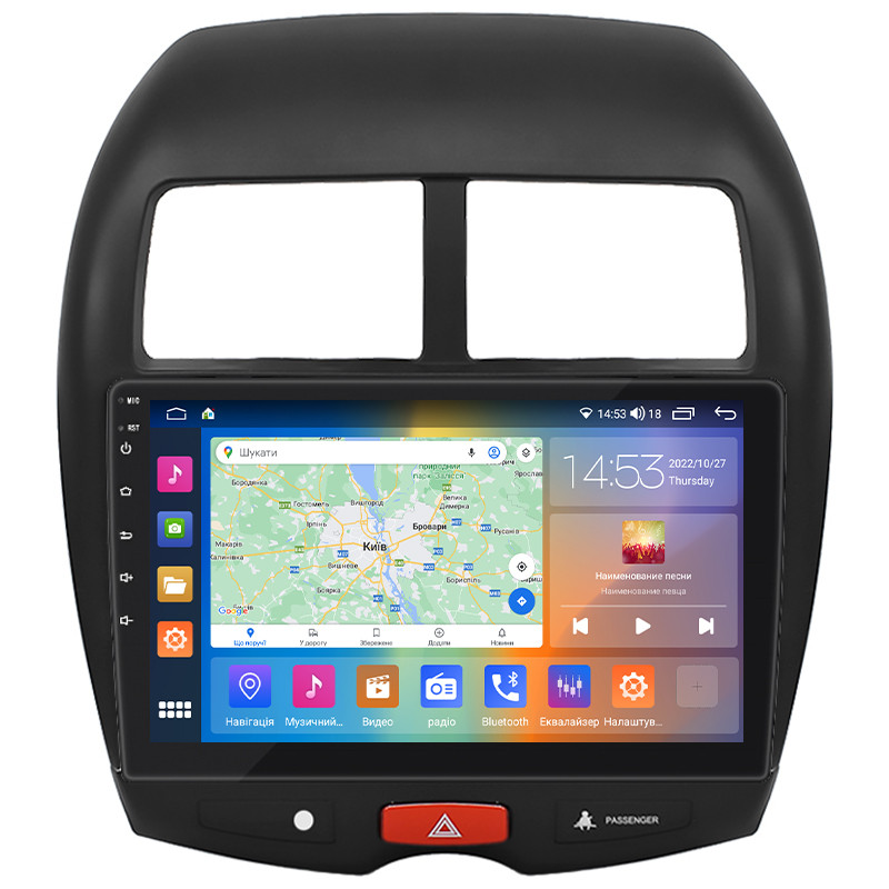 Штатна магнітола 10" Lesko для Citroen C4 Aircross 2012-2017 2/32Gb CarPlay 4G Wi-Fi GPS Prime Ситроен