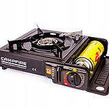 Газова пічка плита CAMPFIRE TAE041 з перехідником на великий балон, фото 3