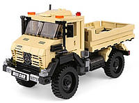 Конструктор військова вантажна машина з рухомими механізмами підвіскою й поворотними колесами 529 деталей