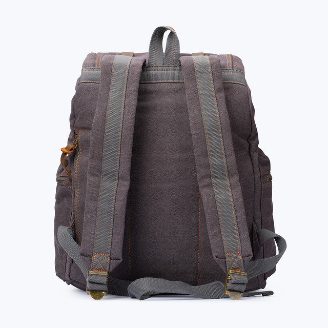 Фото рюкзак чоловічий Augur міський вінтажний сірий Фото рюкзак чоловічий Augur міський вінтажний сірий