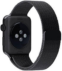 Металевий ремінець Promate Milous-38 для Apple Watch 38-40 мм 1/2/3/4/5/6/SE Black (Уцінка) (ch_milous-38.black)