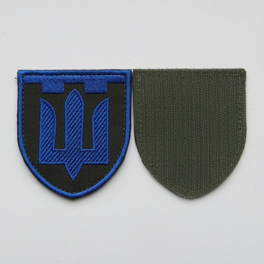 Шеврон Сил територіальної оборони (ТрО) ЗСУ на липучці (олива)