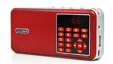 Потужний цифровий портативний FM радіоприймач USB/MP3 N2020 всехвильове переносне портативне радіо, фото 1
