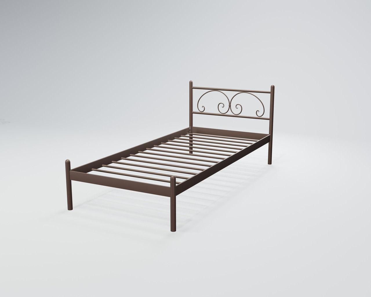 Ліжко металеве Іберіс Міні Чорна мідь 80 * 190 см (Tenero TM)