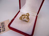 Золотое женское кольцо. Размер 16,3