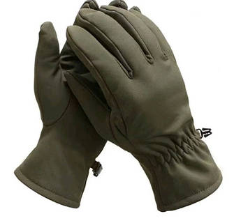 Рукавички тактичні Softshell на флісі мультикам розмір XXL
