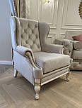 Велике крісло з каретной стяжкою, фото 4