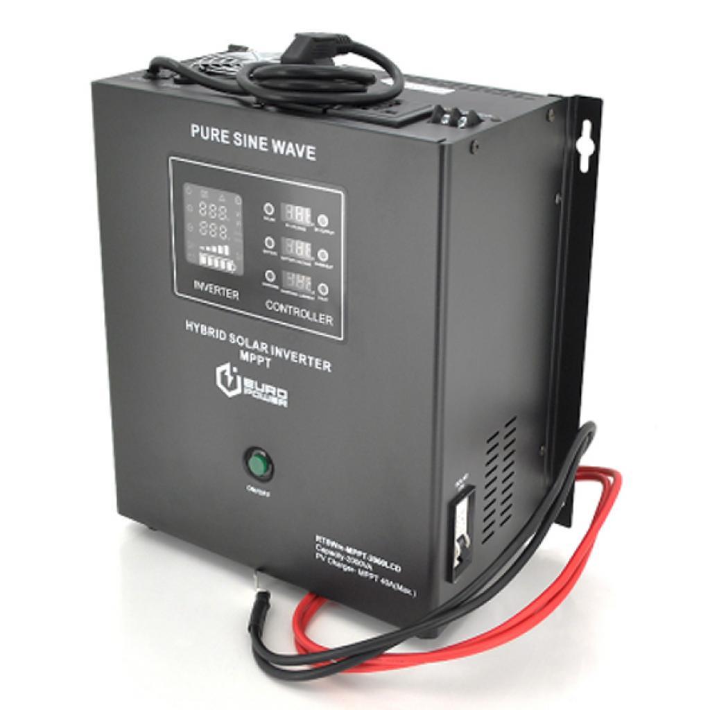 Безперебійник ДБЖ настінний Europower RTSWm-MPPT-2000LCD з чистою синусоїдою 1400 Вт 24 В, фото 1