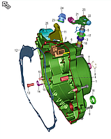 Прокладка крышки правая Pulsar 150 DH101154