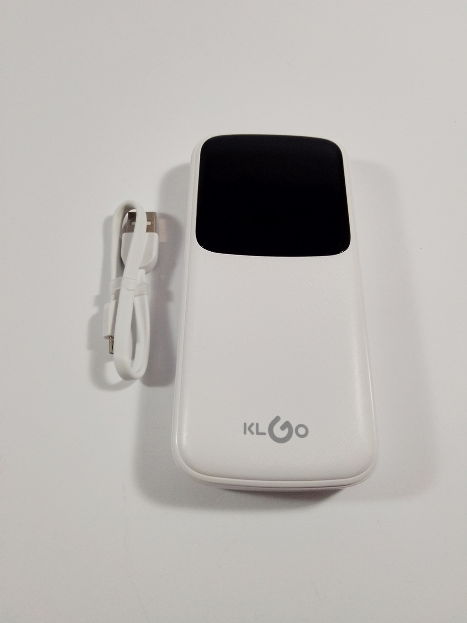 Зовнішній акумулятор Power bank 10000mAh KLGO KP-83 Білий