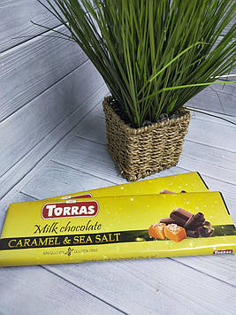 Шоколад без глютену Torras солона карамель, 300 г
