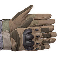 Перчатки тактические Oakl с защитой костяшек олива