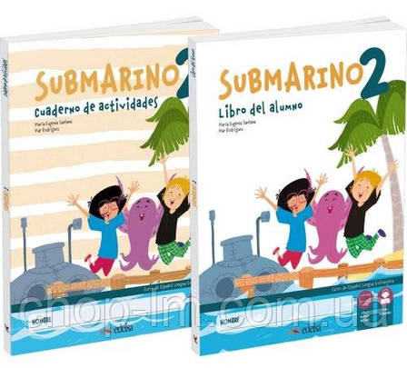 Комплект Submarino 2 Pack: Libro del alumno + Cuaderno de ejercicios + Audio descargable (Підручник + зошит), фото 1