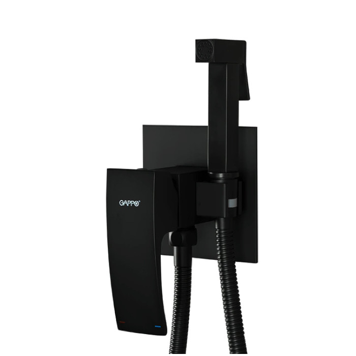 Гігієнічний душ GAPPO G7207-6, чорний, фото 1