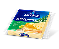 Сир тостовий Зелена цибуля 130г Lactima