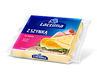 Сир тостовий "Шинка" 130г Lactima