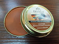 Крем-реноватор для обуви DASCO Renovating Shoe Polish (50мл) Средне-коричневый