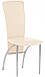 Обідній кухонний стілець Амелі Amely chrome V-28 сірий штучна шкіра (замовлення кратно 2шт), фото 3
