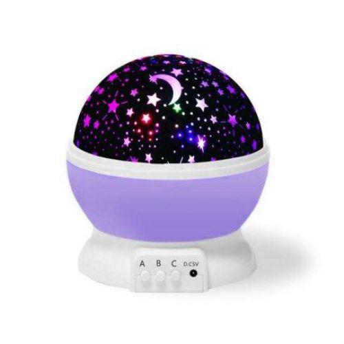 У продажі: Нічник куля проєктор зоряне небо Star Master Dream QDP01 режим RGB Purple VseOK