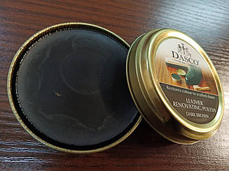 Крем-реноватор для взуття DASCO Renovating Shoe Polish (50мл) темно-коричневий