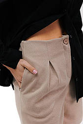 Жіночі теплі зимові трикотажні шорти бермуди