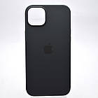 Чохол накладка для iPhone 14 (6.1) Silicone Case з MagSafe Midnight/Темно-синій, фото 3