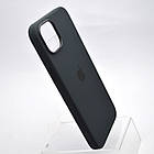 Чохол накладка для iPhone 14 (6.1) Silicone Case з MagSafe Midnight/Темно-синій, фото 4