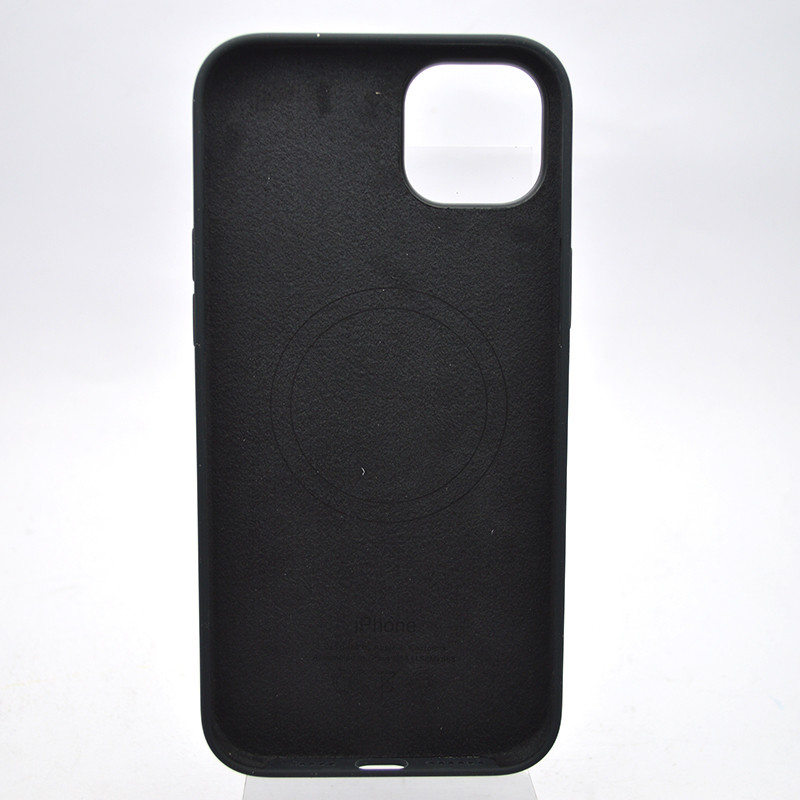 Чохол накладка для iPhone 14 (6.1) Silicone Case з MagSafe Midnight/Темно-синій, фото 5