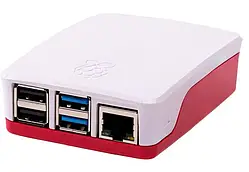 У продажі: Корпус для мінікомп'ютера Raspberry Pi 4 RA547 червоно-білий VseOK