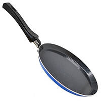 У Нас: Сковорода антипригар Stenson MH-0620 d24см із кришкою скло blue -OK