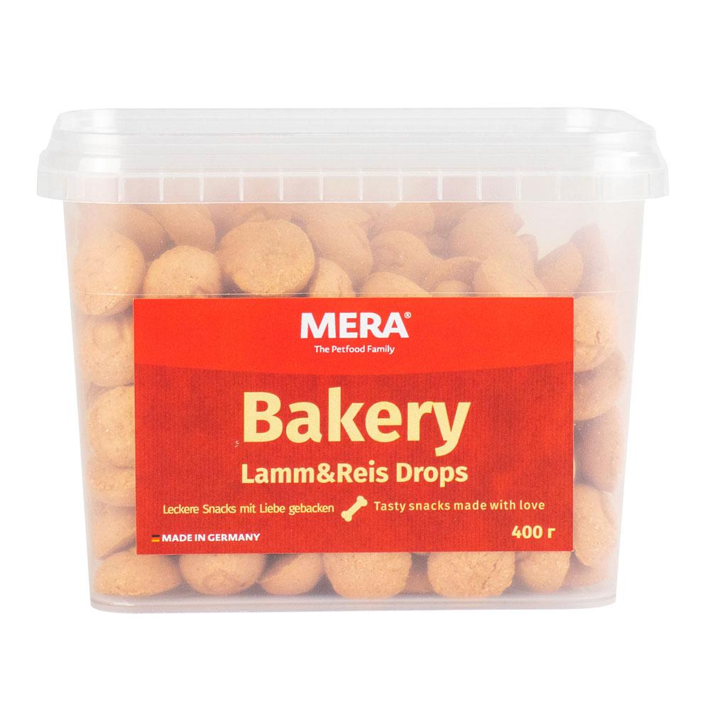 Ласощі для собак печиво-дропси з ягнятком та рисом MERA Lamm&Reis Drops 400 г