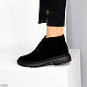 Класичні чорні замшеві жіночі черевики виробництво Україна, фото 9