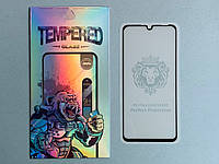 Huawei P30 Lite захисне скло найвищої якості на весь екран, з рамкою чорного кольору