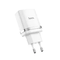 У Нас: Адаптер HOCO мережевий Smart FCP/AFC C12Q 1USB 3A 18W QC3.0 white -OK