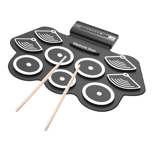 У продажі: Барабани електронні USB гнучкі барабанні пристрої педи W562 black VseOK