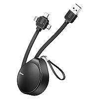 У Нас: Кабель BASEUS combo Micro USB/Lightning/Type-C Waterdrop three-in-one scaling |1.5A, 1.5m| -OK