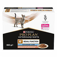 Влажный корм для кошек с почечной недостаточностью PURINA Pro Plan Veterinary Diets с лососем 85г х 10 шт