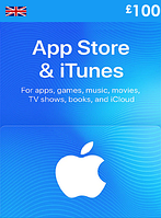 ITunes Gift Card £100 для App Store код сертификат карта пополнения счета iTunes Store и AppStore