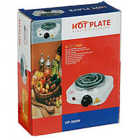 Плита електрична G-500, Електроплита 500W, Плитка спіральна, Плита однокомфоркова