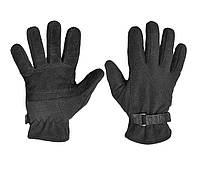 Тактичні рукавиці Texar флісові з мембраною Black Size M