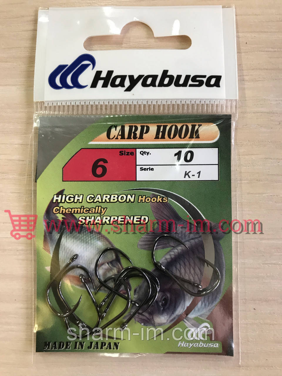 Карповые Крючки Hayabusa К-1 BN №06 ОРИГИНАЛ — Купить Недорого на Bigl ...