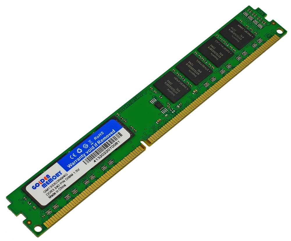 Оперативна пам'ять DDR3 1333 4Gb PC3-12800 1.5V CL9 — ДДР3 4Gb DIMM GM1333D3N9/4G