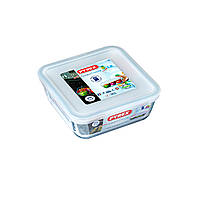 Форма с/к PYREX Cook&Freez з криш. склянна квадр. 15х15 см (0.85л) (218P001/7646)