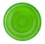 Миска пластикова Ягідка 6 літрів із кришкою салатова Ø 30 см h=12.5 см (ПолімерАгро), фото 4