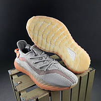Кросівки жіночі весна літо Adidas Yeezy Boost 350 NEW сірі. Легкі жіночі кроси Адідас Ізі Буст 350, фото 4
